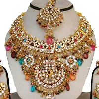 Bollywood Designer Necklace Jewelry Set-thumb1