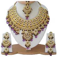 Gold Plated Alloy Zircon Bridal Jewelry Set-thumb1