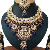 Wedding Necklace Earrings Tikka Jewelry Set-thumb1