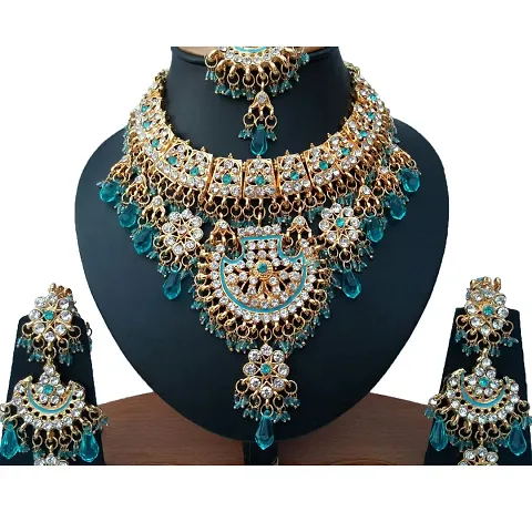 Kundan Beads American Diamond Bridal Sets