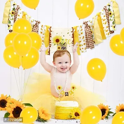 New S.S Creation Solid Premium Metallic Balloon (50+50+50=150 Pcs) For Birthday and party Balloon(Yellow, Pack of 3)-thumb3