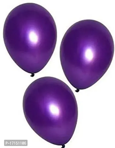 New S.S Creation Solid Premium Latex Balloons Solid Color 200 Pcs Balloon (Purple, Black, Pack of 200)-thumb4