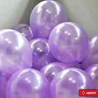 New S.S Creation Solid Premium Latex Balloons Solid Color 200 Pcs Balloon (Purple, White Pack of 200)-thumb2