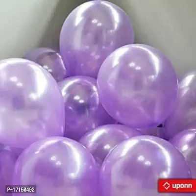 New S.S Creation Solid Premium Latex Balloons Solid Color 200 Pcs Balloon (Purple, White Pack of 200)-thumb3