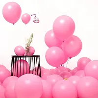 New S.S Creation Solid Premium Metallic Balloon (50+50+50=150 Pcs) For Birthday and party Balloon(Pink, Pack of 3)-thumb1