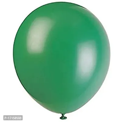 New S.S Creation Solid Premium Metallic Balloon (50 Pcs) For Birthday and party Balloon (Green, Pack of 1)-thumb3