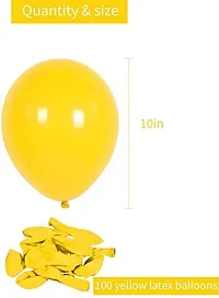 New S.S Creation Solid Premium Metallic Balloon (50+50+50=150 Pcs) For Birthday and party Balloon(Yellow, Pack of 3)-thumb3