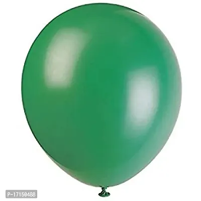 New S.S Creation Solid Premium Metallic Balloon (50+50=100 Pcs) For Birthday and party Balloon(Green, Pack of 2)-thumb3