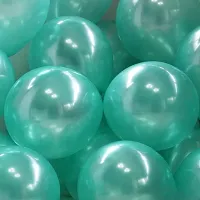 New S.S Creation Solid Premium Metallic Balloon (50+50=100 Pcs) For Birthday and party Balloon(Green, Pack of 2)-thumb3