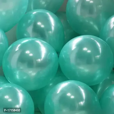 New S.S Creation Solid Premium Metallic Balloon (50+50=100 Pcs) For Birthday and party Balloon(Green, Pack of 2)-thumb4