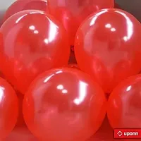 New S.S Creation Solid Premium Latex Balloons Solid Color 200 Pcs Balloon (Grey, Red Pack of 200)-thumb1