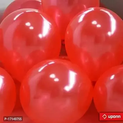 New S.S Creation Solid Premium Latex Balloons Solid Color 200 Pcs Balloon (Grey, Red Pack of 200)-thumb2