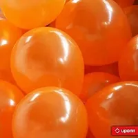 New S.S Creation Solid Premium Latex Balloons Solid Color 100 Pcs Balloon (Orange, Red Pack of 100)-thumb3