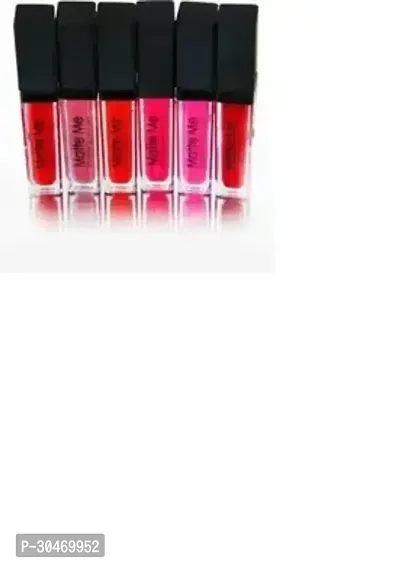 Different Matte Beauty Colour Lipsticks Long Lasting Waterproof pack of 6-thumb0