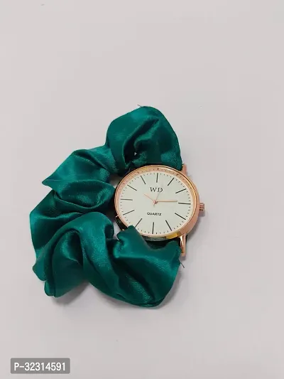 Stylish Green Fabric Analog Watches For Women-thumb0