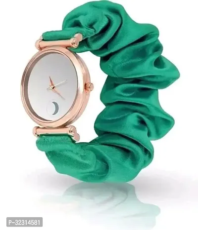 Stylish Green Fabric Analog Watches For Women-thumb0