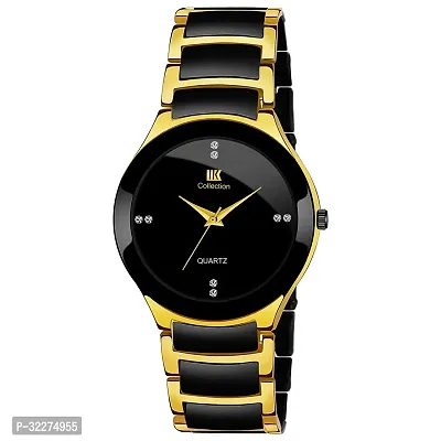 Stylish Black Metal Analog Watch For Women-thumb0