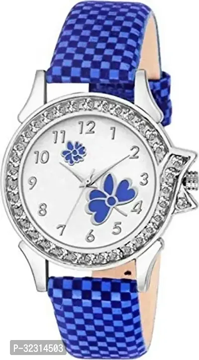 Stylish Blue Fabric Analog Watches For Women-thumb0