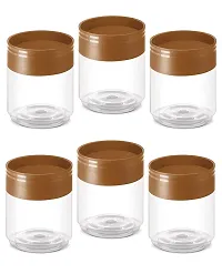 Stylish Solid Plastic Air Tight Container, Pack of 6-thumb3