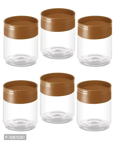 Stylish Solid Plastic Air Tight Container, Pack of 6-thumb4