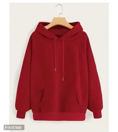 Classic Fleece Solid Hoodie Sweatshirts for Unisex-thumb0