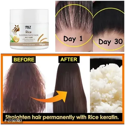 Rice Water Hair Mask For Hair Fall And Dry And Frizzy Hair