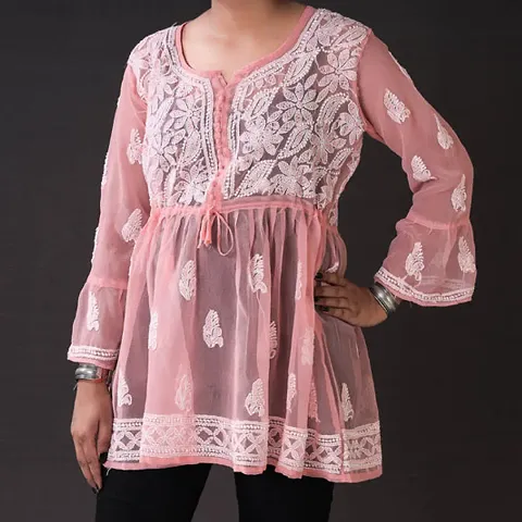 Stylish Embroidered Top For Women