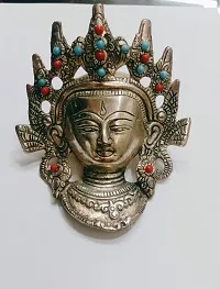 Goddess Tara Devi Mask Wall Hanging Mask (11 x 4 x 13 cm,Multicolor)-thumb2