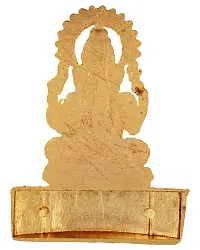 Golden Plated Lord Ganesh Idol Showpiece Statue for Temple and Home Deacute;cor (7 x 2 x 10 CM) Zinc-thumb2