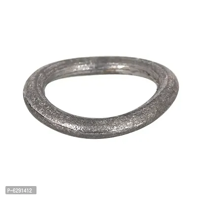 Pure, Unpolished, Untreated, Unmixed Zinc Metal Finger/Thumb Ring Good Luck Challa Ring For Unisex {Size-16}-thumb0