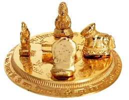 The Happy Family Of Lord Shiv Parivar Idol In Brass-thumb1