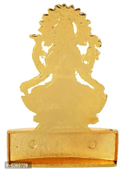 Golden Plated Goddess Laxmi Idol Showpiece Statue For Temple-thumb2