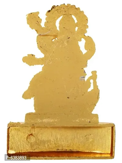 Designer Plated Goddess Saraswati Idol Showpiece Statue for Temple and Home decor-thumb3