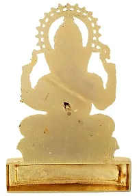 Golden Plated Lord Ganesh Idol Showpiece Statue For Temple-thumb2