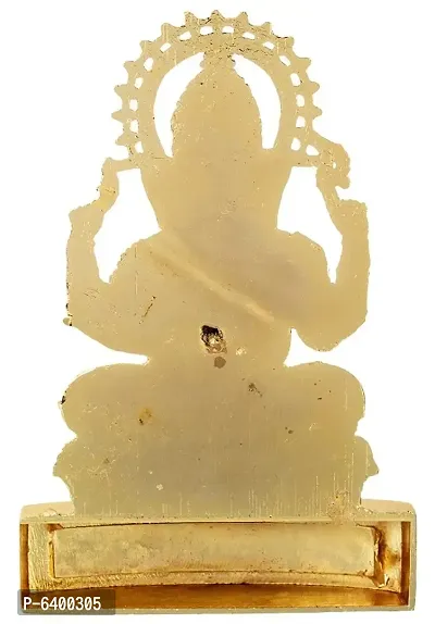 Golden Plated Lord Ganesh Idol Showpiece Statue For Temple-thumb3