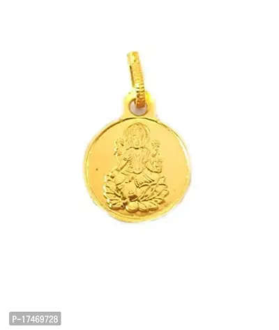 Gold Plated Brass Shree Yantra Pendant for Men and Women-thumb2