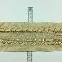 Designerbox Off White Colour Lace with Embroidery Work Border for Bridal Dress, Gown, Dupatta, Sarees, Wedding Outfits (Pack of 4.5 Meter) Width : 8.5 cm-thumb1