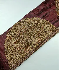 Designerbox Maroon Colour Lace with Golden kassab Threads Embroidery Work Border for Bridal Dress, Gown, Dupatta, Sarees, Wedding Outfits (Pack of 4.5 Meter) Size : 5.6 Inch-thumb2