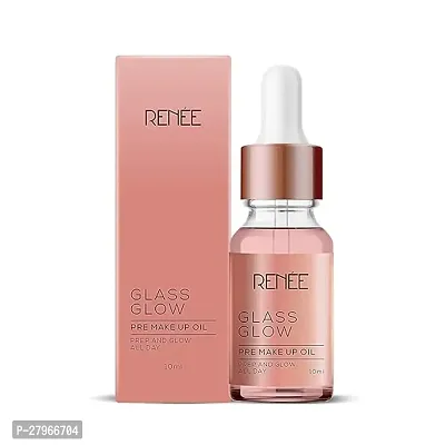 RENEE Glass Glow Pre Makeup Oil Primer 10ml Non Sticky, Smoooth Finish| Hydrates, Repairs  Nourishes Skin-thumb0