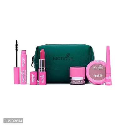 BIOTIQUE NATURAL MAKEUP BORN TO PARTY MAKEUP GIFT KIT WITH ATTRACTIVE POUCH-thumb0