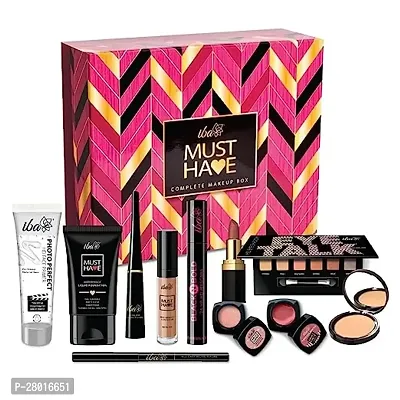 Iba Must Have Complete Makeup Box for Women (Fair) l Eid Gifting Box with 11 Essential Products l Waterproof l Bridal Makeup l Full Face Makeup | 100% Vegan  Cruelty Free | Eid Mubarak Gift Hamper |