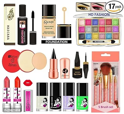 HD FASHION All in One Daily Use Makeup Kit Combo Set for Women and Girls C2LMKT40-thumb0