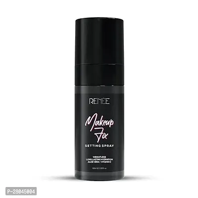 RENEE Makeup Fixer Setting Spray 60ml| Infused With Aloe Vera  Niacinamide| Prevents Cracks, Minimizes Pores  Fine Lines| Long Lasting  Weightless Formula