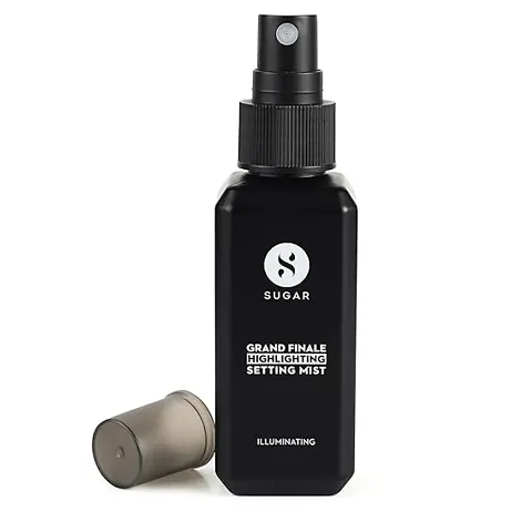 SUGAR Cosmetics - Grand Finale - Highlighting Setting Mist - 50 ml - 2-in-1 Setting Mist - For Longlasting Makeup and Sun Protection - Paraben Free