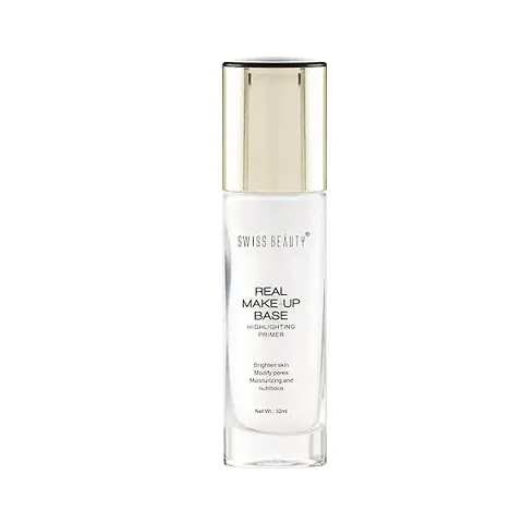 Swiss Beauty Real Makeup Base Highlighting Primer, Face Makeup, 32ml