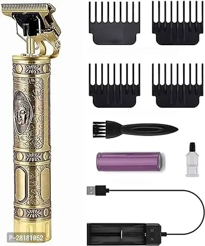 Trimmer For Men Style Trimmer, Professional Hair Clipper- Vintage T-9 Golden Adjustable Blade Clipper, Hair Trimmer and Shaver For Men, Retro Oil Head Close Cut Precise hair Trimming Machine