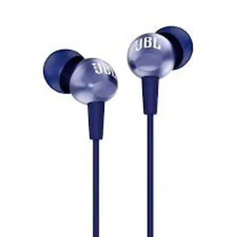 (Refurbished) Jbl C200Si Wired In Ear Earphones With Microphone Blue