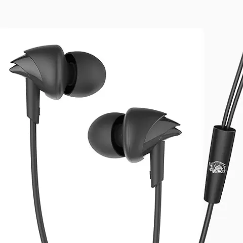 Ubersweet® Bird in-Ear Stereo Earphones Earbuds with Microphone-Black