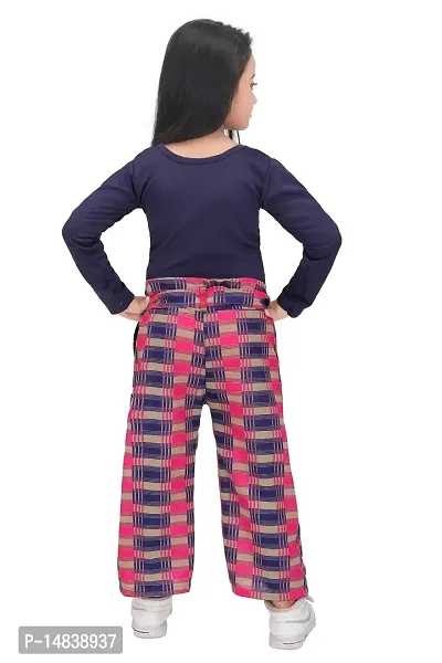 LENYRUIZ- Fashion Casual Kids Girls' Regular Fit Trouser Top Set-thumb4