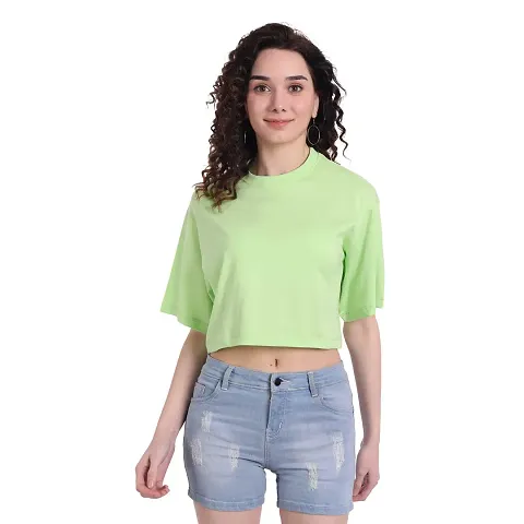 COLOR CAPITAL Oversized Cropped T-Shirt